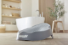 Slika Potpora za kupanje bebe (0 - 6 mjeseci) - Pebble Grey Shnuggle 