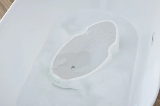 Slika Potpora za kupanje bebe (0 - 6 mjeseci) - White/ Grey Shnuggle 