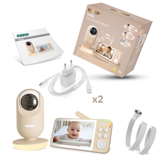 Slika VEDO CREAM Wireless Baby monitor s kamerom NENO 
