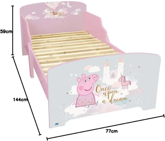 Slika Krevetić Peppa Pig 70x140 cm