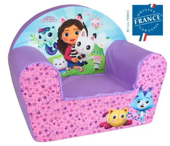 Slika Gabbys Dollhouse dječja fotelja