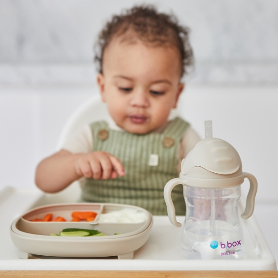 Slika Sippy cup bočica sa slamkom - latte b.box 