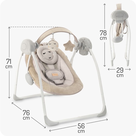 Slika MoMi LISS ljuljačka, bež