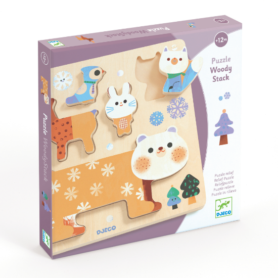 Slika Drvene puzzle - Woody Stack