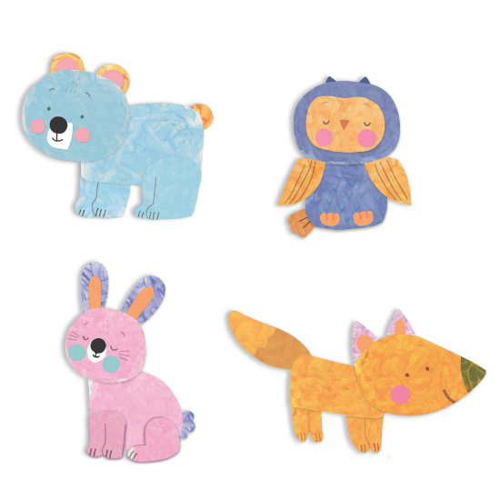 Slika Kreativni set za bojanje prstima - Medvjedić