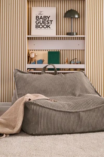 Slika Velika vreća za sedenje, siva - Kid's Concept