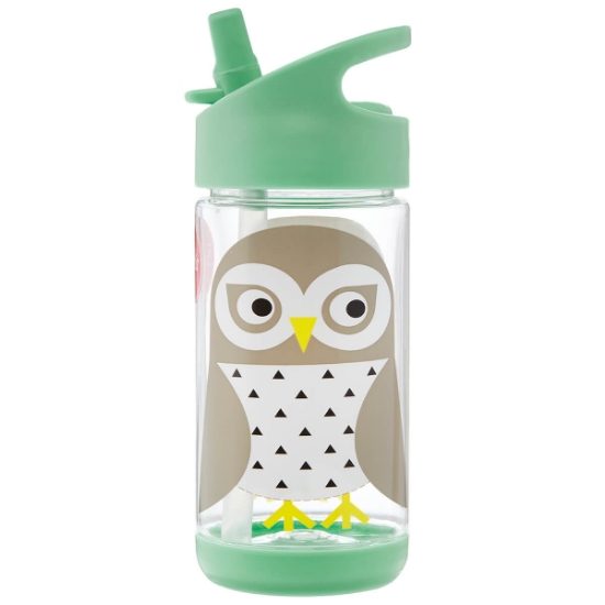 Slika Bočica sa slamkom owl 3sprouts® 