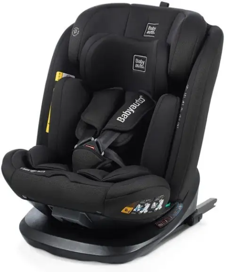 Slika Autosjedalica Cario iFix 40-150 Black Cross Embossed Babyauto 