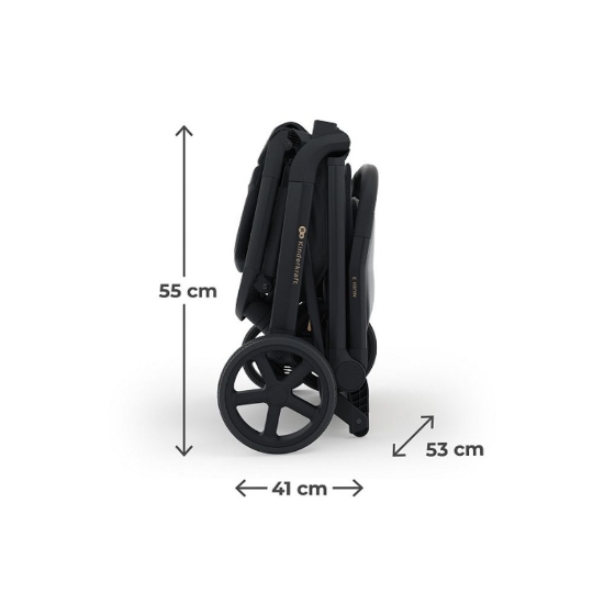 Slika Sportska kolica Nubi 3, Midnight Black Kinderkraft