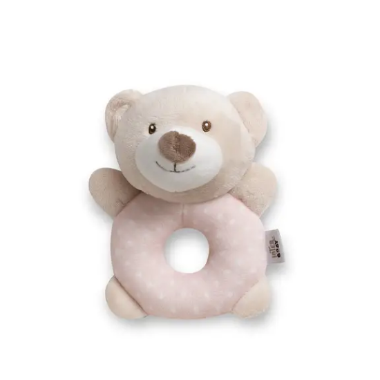 Slika Zvečka plišana Medo roza