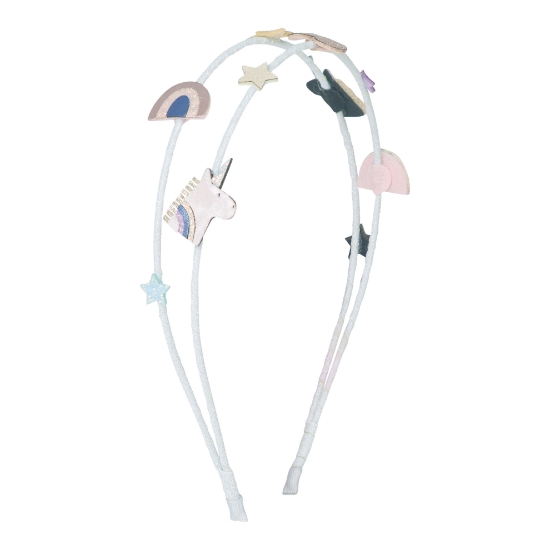 Slika Dječji dupli rajf za kosu - Jednorog