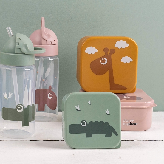 Slika Dječja boca sa slamkom - Croco Green (350 ml)