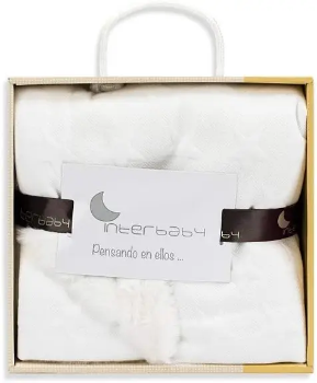 Slika Dvostrana Dekica Stars Light Bež Interbaby 