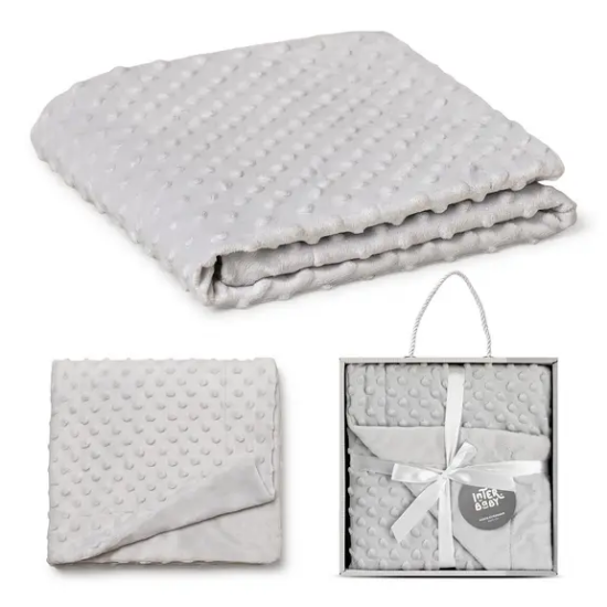 Slika Dekica, mjehurići 80x110 cm - grey Interbaby 