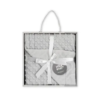 Slika Dekica, mjehurići 80x110 cm - grey Interbaby 