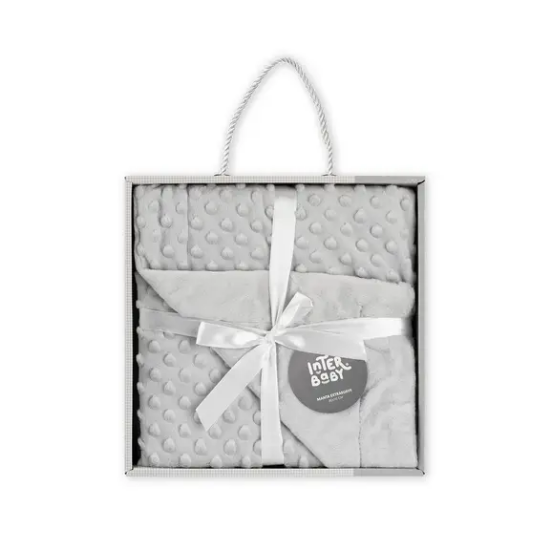 Slika Dekica, mjehurići 80x110 cm - grey Interbaby 