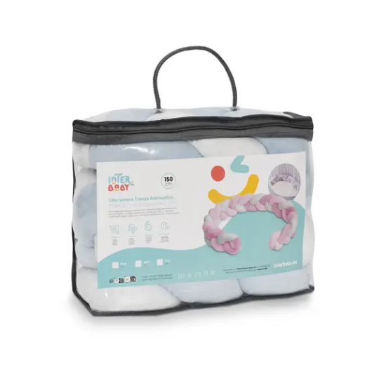 Slika Ogradica pletenica 150 cm - Plave zvjezdice InterBaby 