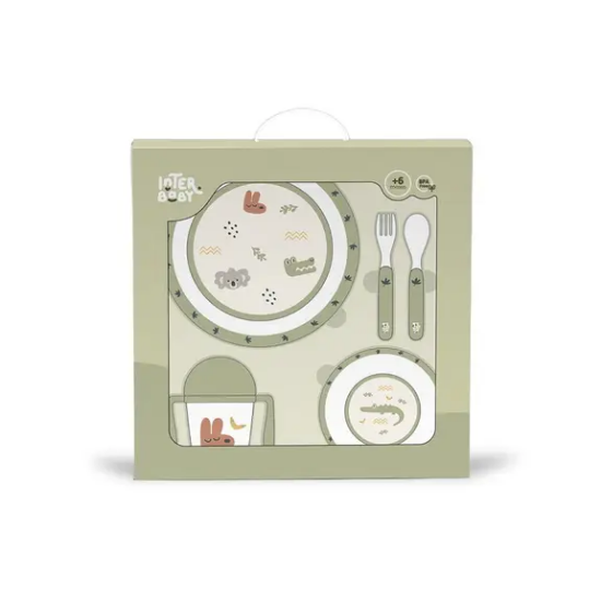 Slika Set za jelo 5/1 Australia Zelena Interbaby 