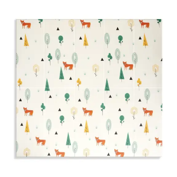 Slika Podloga od pjene, dvostrana, sklopiva - Životinje InterBaby 