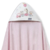 Slika Ručnik s kapuljačom Vlakić 100x100 Roza Interbaby 