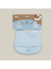 Slika Silikonski podbradak za bebe - Blue Grey InterBaby 