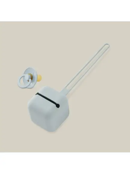 Prikažite detalje za Silikonska posuda za dudu Blue Grey InterBaby  Slika Silikonska posuda za dudu Blue Grey InterBaby