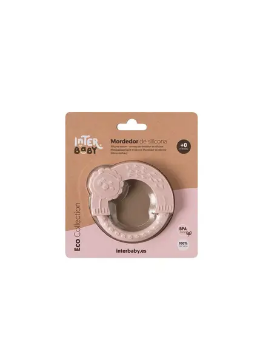 Slika Silikonski grickalica za bebe Dark Pink InterBaby 