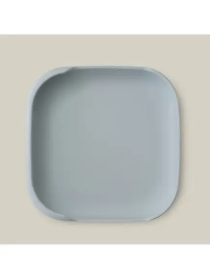 Slika Silikonski tanjur s vakuumskom podlogom Blue Grey InterBaby 