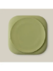 Slika Silikonski tanjur s vakuumskom podlogom Olive Green InterBaby 