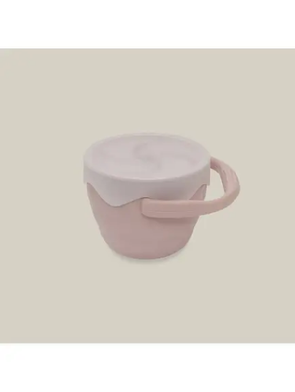 Slika Sklopivi silikonski držač za grickalice Dark Pink InterBaby 