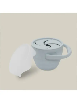 Slika Sklopivi silikonski držač za grickalice Blue Grey InterBaby 