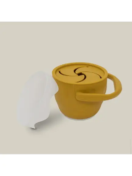 Slika Sklopivi silikonski držač za grickalice Earth Ocher InterBaby 