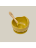 Slika Silikonska zdjelica + žlica Ocher Yellow InterBaby 