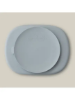 Slika Silikonski tanjur s poklopcem Blue Grey InterBaby 