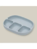 Slika Silikonski tanjur s poklopcem Blue Grey InterBaby 