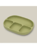 Slika Silikonski tanjur s poklopcem Olive Green InterBaby 