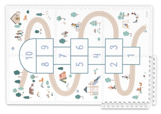 Slika Podloga za igranje 2u1 Eevaa, Hopscotch - Play&Go 