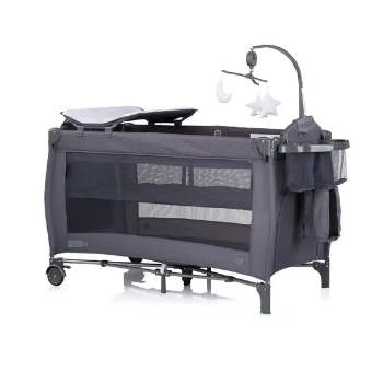 Slika Putni krevetić Bella Anthracite Chipolino 