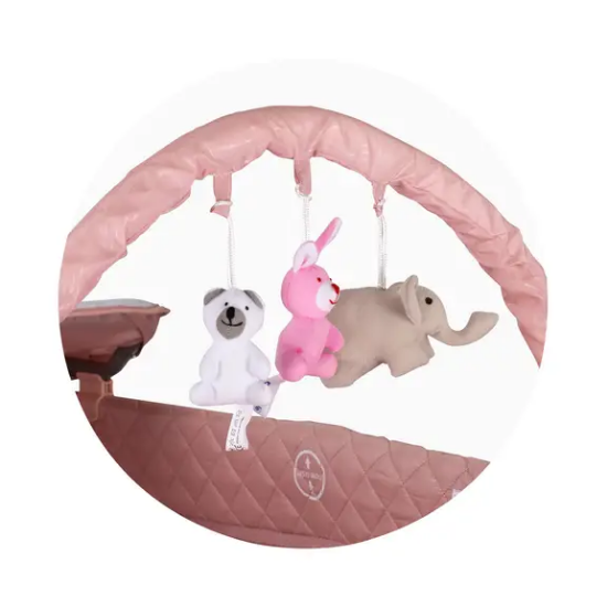 Slika Putni krevetić Luna Rozi Marshmellow Chipolino 