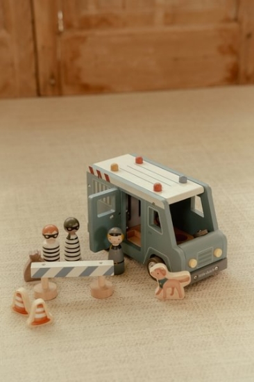 Slika Drveni policijski kombi - Little Dutch