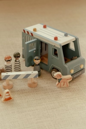 Slika Drveni policijski kombi - Little Dutch