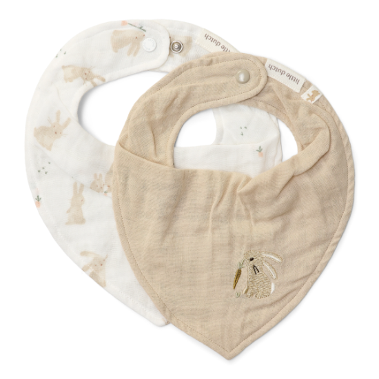 Slika Podbradak/rutica 2 kom Baby Bunny - Little Dutch