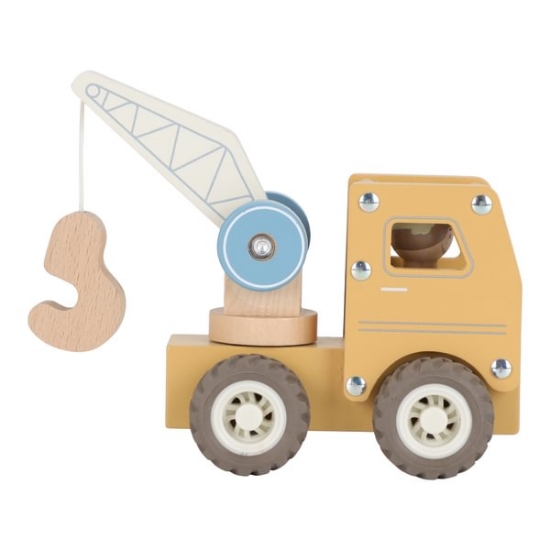 Slika Drveni kamion s dizalicom - Little Dutch