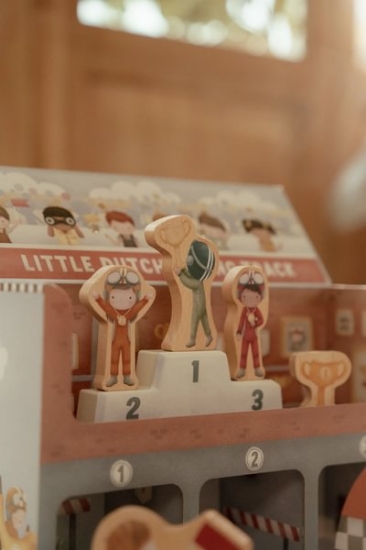 Slika Trkaća staza u kutiji za igračke - Little Dutch