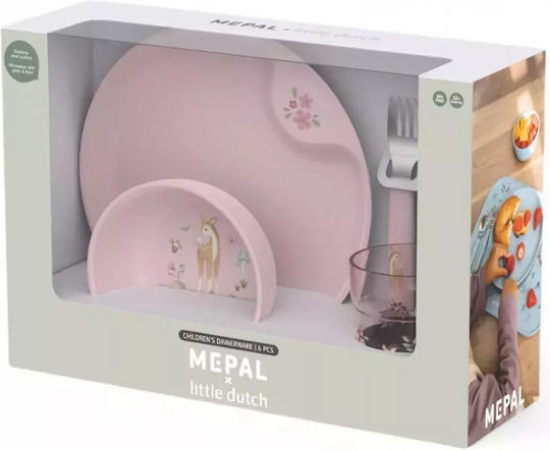 Slika 6-dijelni set za jelo Fairy Garden - Little Dutch