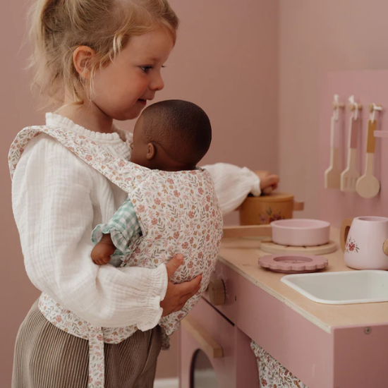 Slika Nosiljka za bebe Soft Flowers - Little Dutch