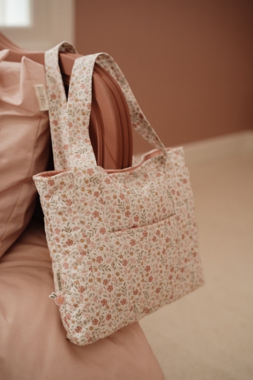 Slika Torba za previjanje za lutke Soft Flowers - Little Dutch