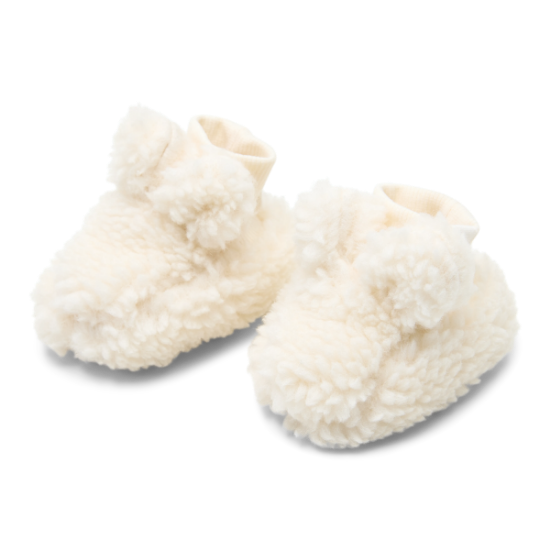 Slika Teddy papuče Off White 3-9m - Little Dutch