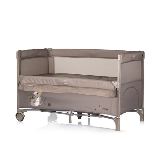 Slika Putni krevetić s pomičnom stranicom Relax - Tiramisu Chipolino 
