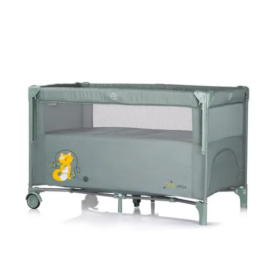 Slika Putni krevetić s pomičnom stranicom Relax - Basil Chipolino 